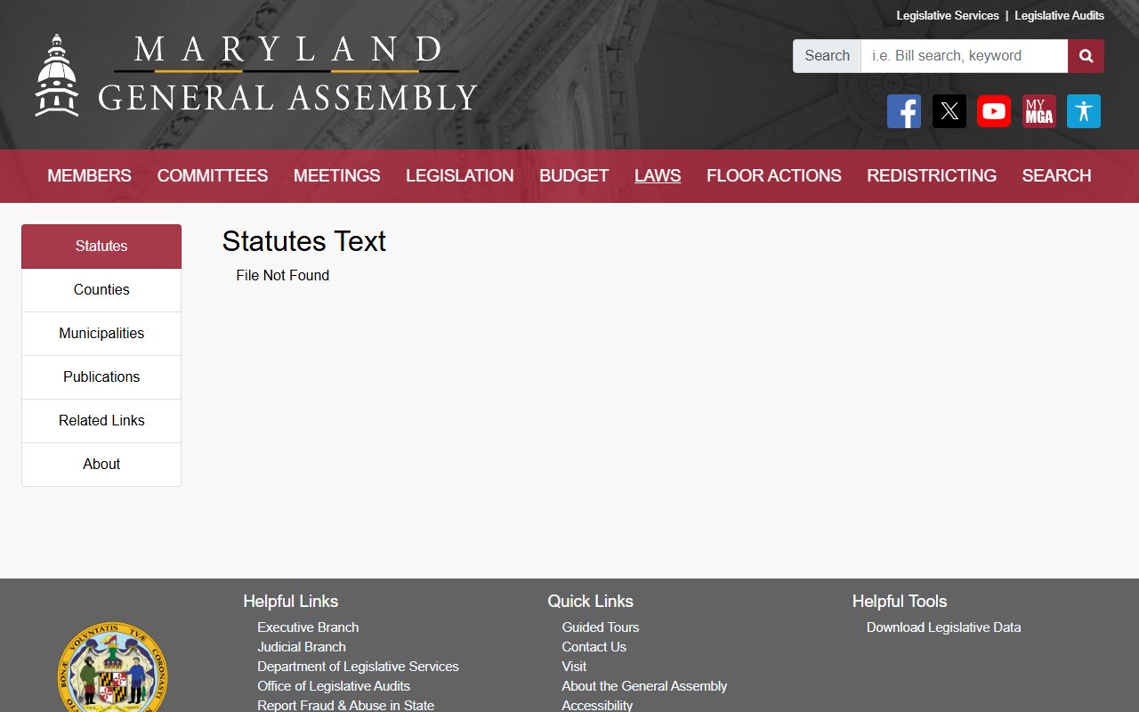 Baltimore County court records juvenile confidentiality statute